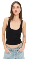 Re/done Cut Off Tank Black