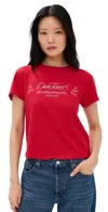 Re/done Dan Tanas Classic Tee Red In Red