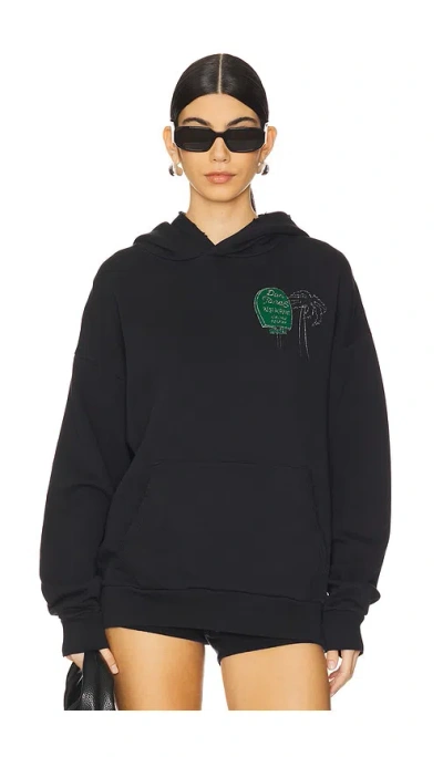 Re/done Dan Tanas Sign Modern Hoody In 洗水黑