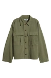Re/done Field Jacket Bayleaf In Bayleaf