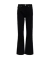 Re/done '70s Ultra High-rise Wide-leg Jeans In Black