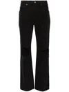 Re/done Hose 70s High Rise Skinny Boot In Black