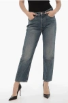 Re/done High-waisted Straight Leg 70s Stove Pipe Jeans 18cm