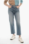 Re/done High-waisted Straight Leg 70s Stove Pipe Jeans 19cm
