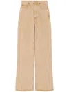 Re/done High-waisted Straight-leg Jeans In Nude