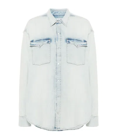 RE/DONE LONG-SLEEVED DENIM SHIRT