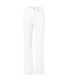 Re/done Loose Long Pouched Jeans In White