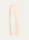 Re/done Loose Long Jeans In Vintagewhi