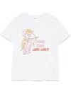 Re/done Love Life T-shirt In White