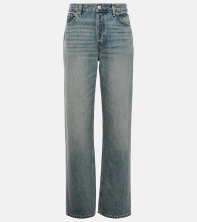 Re/done Low-rise Wide-leg Jeans In Bruna