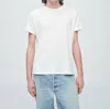 Re/done Short-sleeved Classic Tee In White