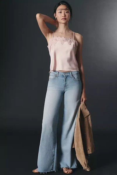 Re/done Mid-rise Palazzo Jeans In Blue