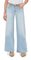 Re/done Mid Rise Palazzo Jeans Cielito