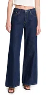 Re/done Mid Rise Palazzo Jeans Fortuna In Fortuna