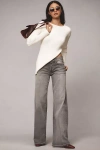 Re/done Mid-rise Wide-leg Jeans In Grey