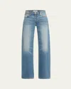 Re/done Mid-rise Wide-leg Jeans In Westcoastf
