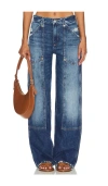 Re/done Super High Workwear Jeans In Torino