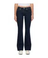 Re/done Midrise Baby Boot Mid-rise Bootcut Jeans In Black