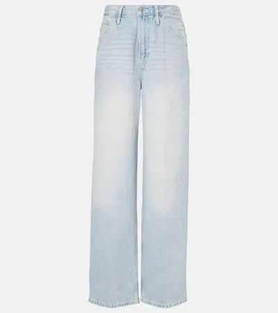 RE/DONE PAINTER WIDE-LEG JEANS