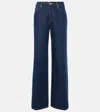 Re/done Mid Rise Palazzo Jeans Fortuna In Fortuna