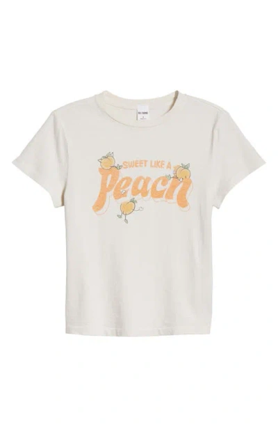 Re/done Classic "peach" Tee In Xs