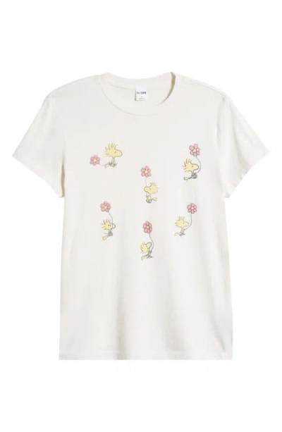 RE/DONE PEANUTS® WOODSTOCK COTTON GRAPHIC T-SHIRT