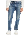 RE/DONE RE/DONE 1401 STRAIGHT FIT JEANS IN WORN IN BLUE