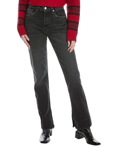 Re/done 70's High-rise Eclipse Skinny Boot Jean In Blue