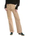 Re/done 70's Ultra High-rise Washed Khaki Wide Leg Jean In Brown