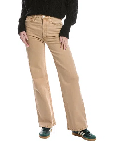 RE/DONE RE/DONE 70'S ULTRA HIGH-RISE WASHED KHAKI WIDE LEG JEAN