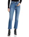 Re/done 70s Cropped Bootcut Jeans In Mid S