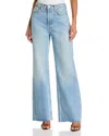 Re/done 70s Studded Ultra High Rise Straight Jeans In 60s Faded Stud In S Faded Stud