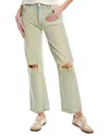 Re/done 90's High-rise Loose Natsondistre Jean In Green