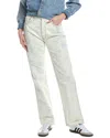 Re/done 90's High-rise Loose Sunbleach Jean In White
