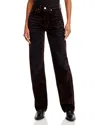 Re/done 90s High Rise Loose Jeans In Brown Flocked