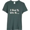 Re/done 90s Printed Cotton-jersey T-shirt In Juniper
