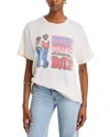 Re/done Cowboy Butts Boyfriend Tee In Vintage White In Vintage White