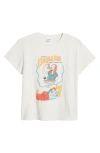Re/done Classic Dreams Cotton Graphic T-shirt In Vintage White