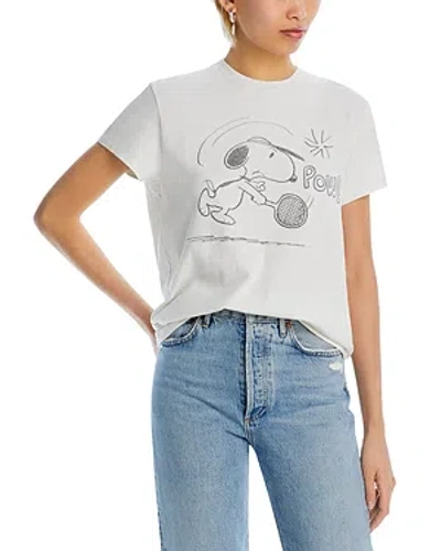 Re/done Classic "snoopy Tennis" Tee In M