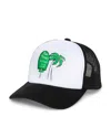 Re/done Dan Tana Sign Trucker Hat In White/black