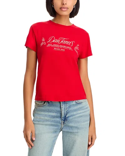 Re/done Dan Tanas Classic Tee Red
