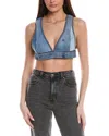 Re/done Denim Bra In Blue