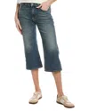 Re/done Distress Super Crop Flare Jean In Blue