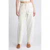 Re/done Engineered Wide Leg Jeans In Vintage White