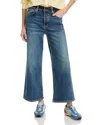 Re/done High-rise Wide-leg Jeans In Crafted Indigo