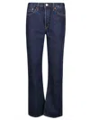 Re/done Blue 90s High Rise Loose Jeans In Black