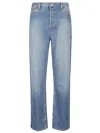 Re/done 90s High-rise Straight-leg Jean S In Blue