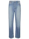Re/done 90s High-rise Straight-leg Jean S In Blue