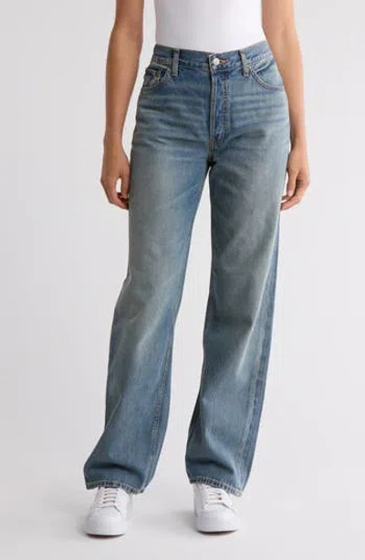 Re/done Loose Long Jeans In Bruna