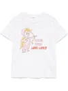 Re/done Love Life T-shirt In White